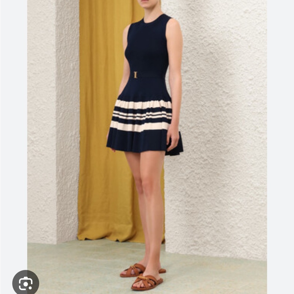 Zimmermann Navy Knit dress size 0